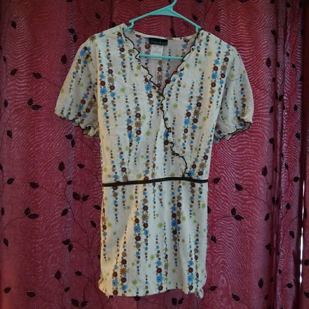 Cherokee Brand Women's Scrub Top