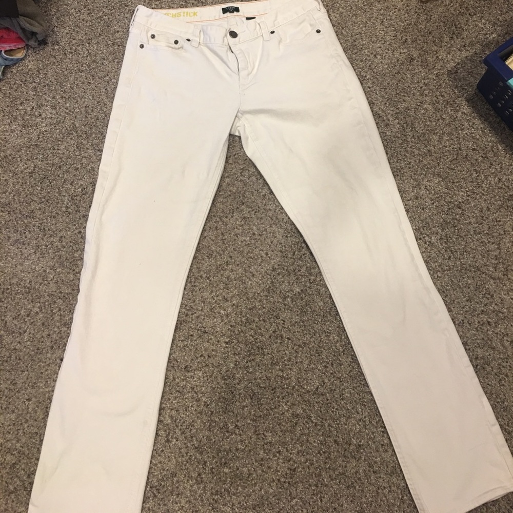 J Crew white jeans