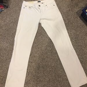 J Crew white jeans
