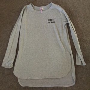 “Nope Not Today” long sleeved top