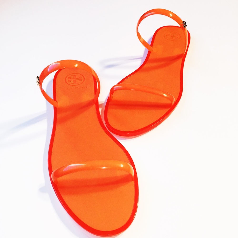 NWT Tory Burch Two Band Jelly Slides