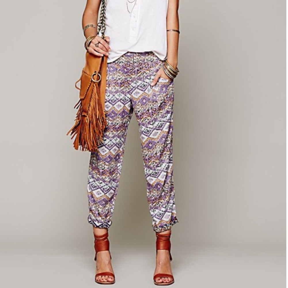 Free People XS silk pants