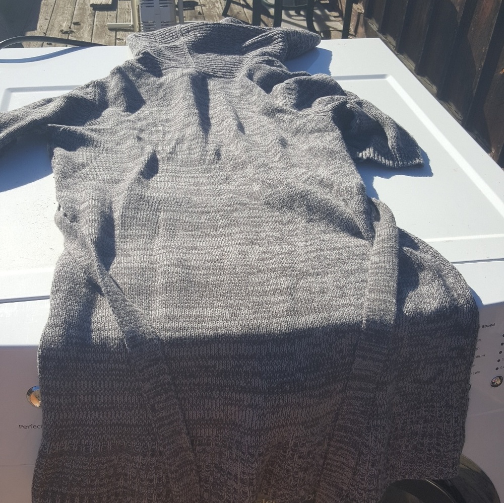 Turtleneck sweater dress.