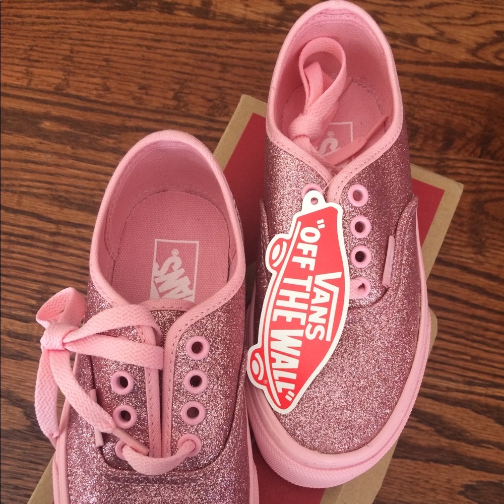 Girls vans shoes.  Size 12.5 pink glitter