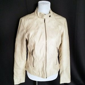 Studio M Faux Leather Jacket