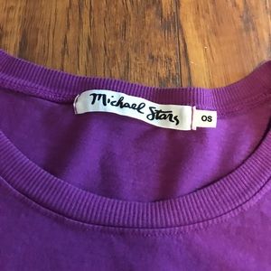 Michael Stars Tops - Michael Stars Purple Crop Top Michael Stars Tops - Michael Stars Purple Crop Top