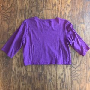 Michael Stars Tops - Michael Stars Purple Crop Top Michael Stars Tops - Michael Stars Purple Crop Top