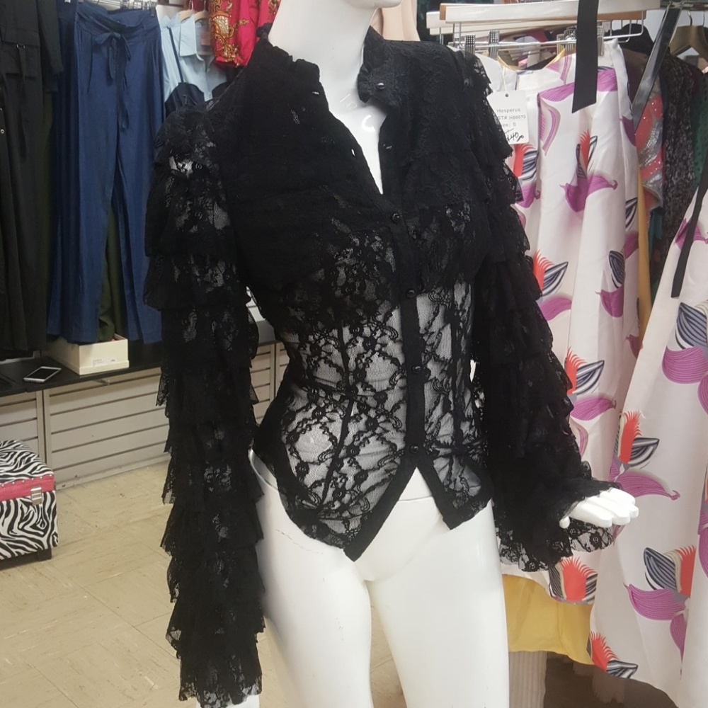 Black Lace Top