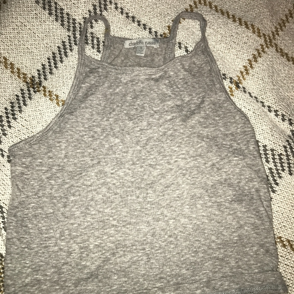 Gray crop top! Wore once