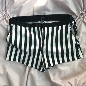 Forever 21 striped mini shorts