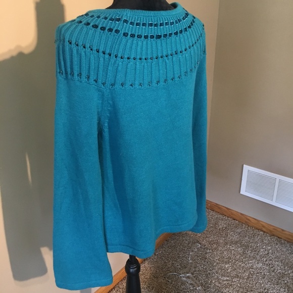 🎈Fun APOSTROPHE  Embellished Sweater size XL - Picture 6 of 7