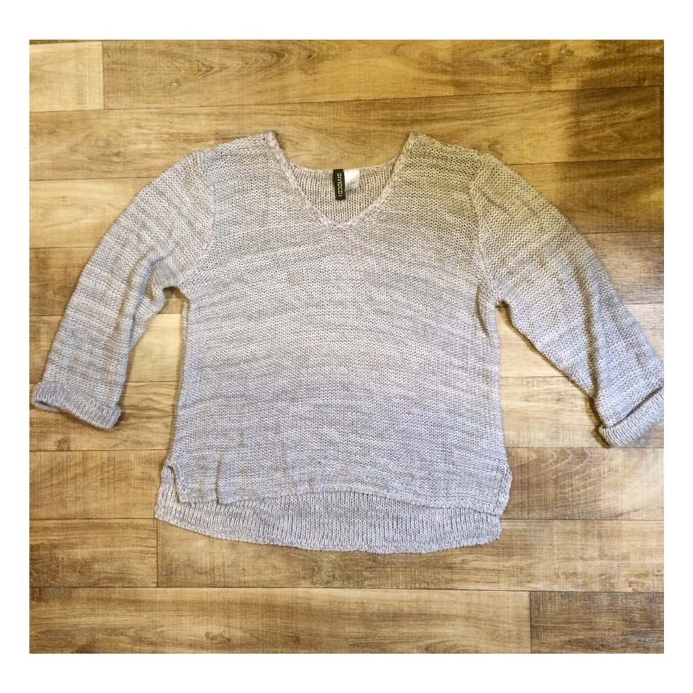 🍁 Gray knit sweater 🍁