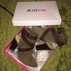 Brand new Just Fab booties Brand new Just Fab booties