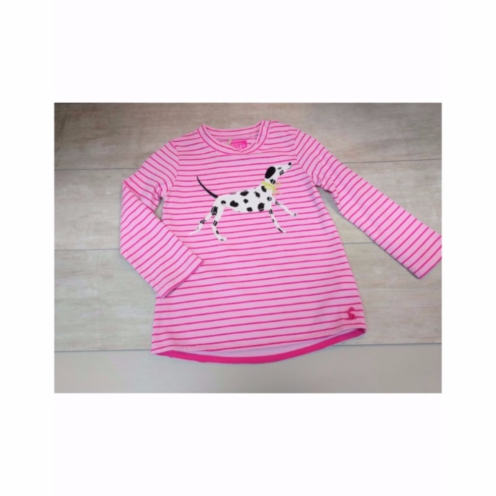 Long Sleeve Pink Striped Top
