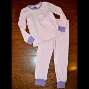 Pink thermal underwear set