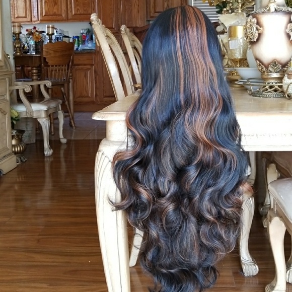 Bodywave Beauty LaceFront Wig #1b/30 22-26 inches! main image 8