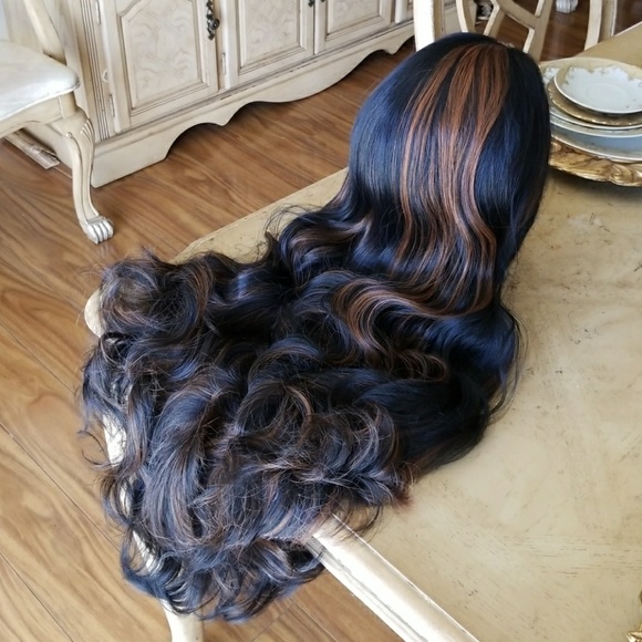 Bodywave Beauty LaceFront Wig #1b/30 22-26 inches! main image 6
