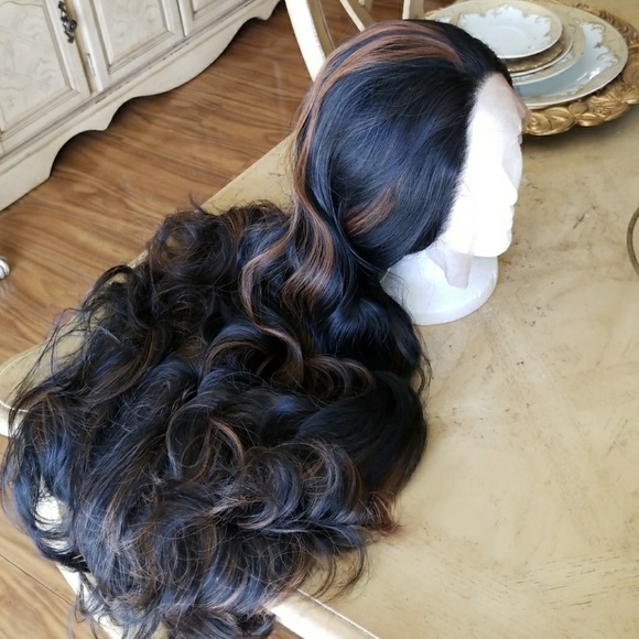 Bodywave Beauty LaceFront Wig #1b/30 22-26 inches! main image 3