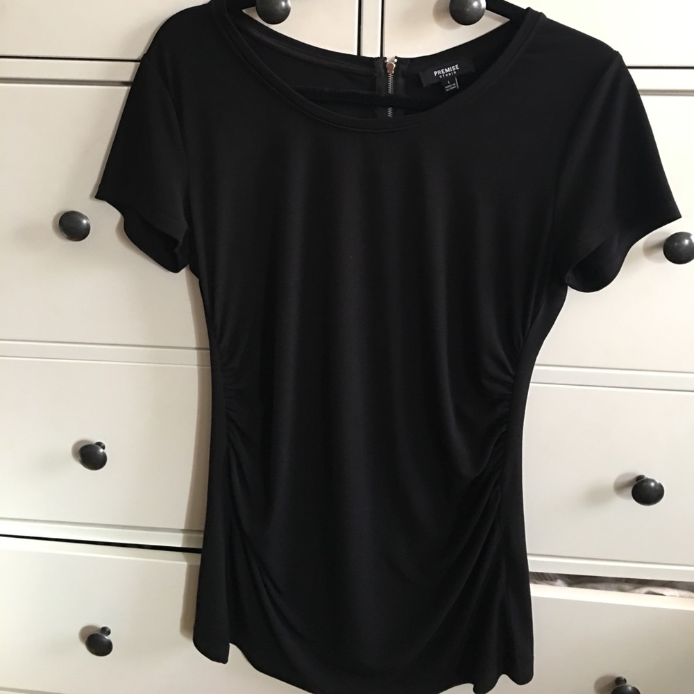 Black Large Blouse