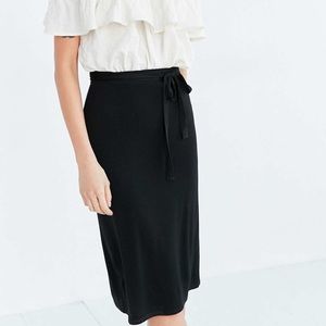Urban Outfitters Tie-waist Midi Skirt