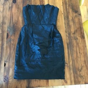 BCBG Maxazria Strapless Cocktail Dress