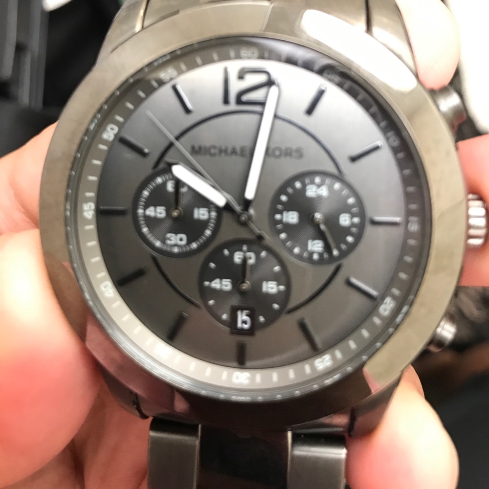 Gun Metal MK watch Unisex