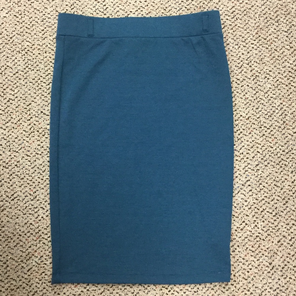TEAL PENCIL SKIRT SIZE M