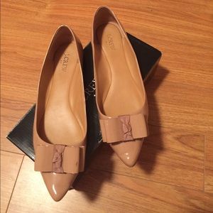 J Crew Emery Patent Bow Flats