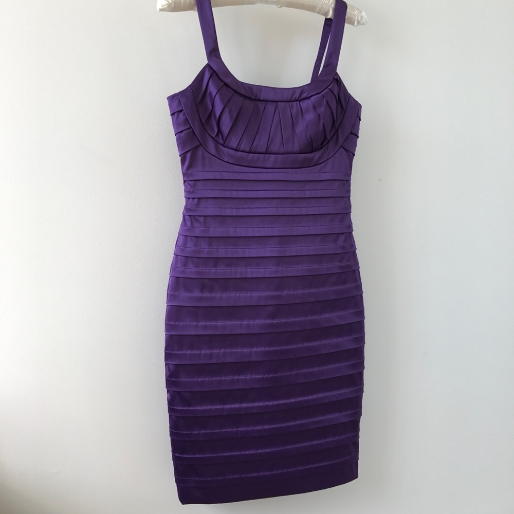 Calvin Klein 👗 Purple Dress 👗 Bodycon Style