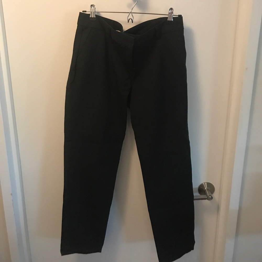 Dark green Cynthia Rowley cropped pant