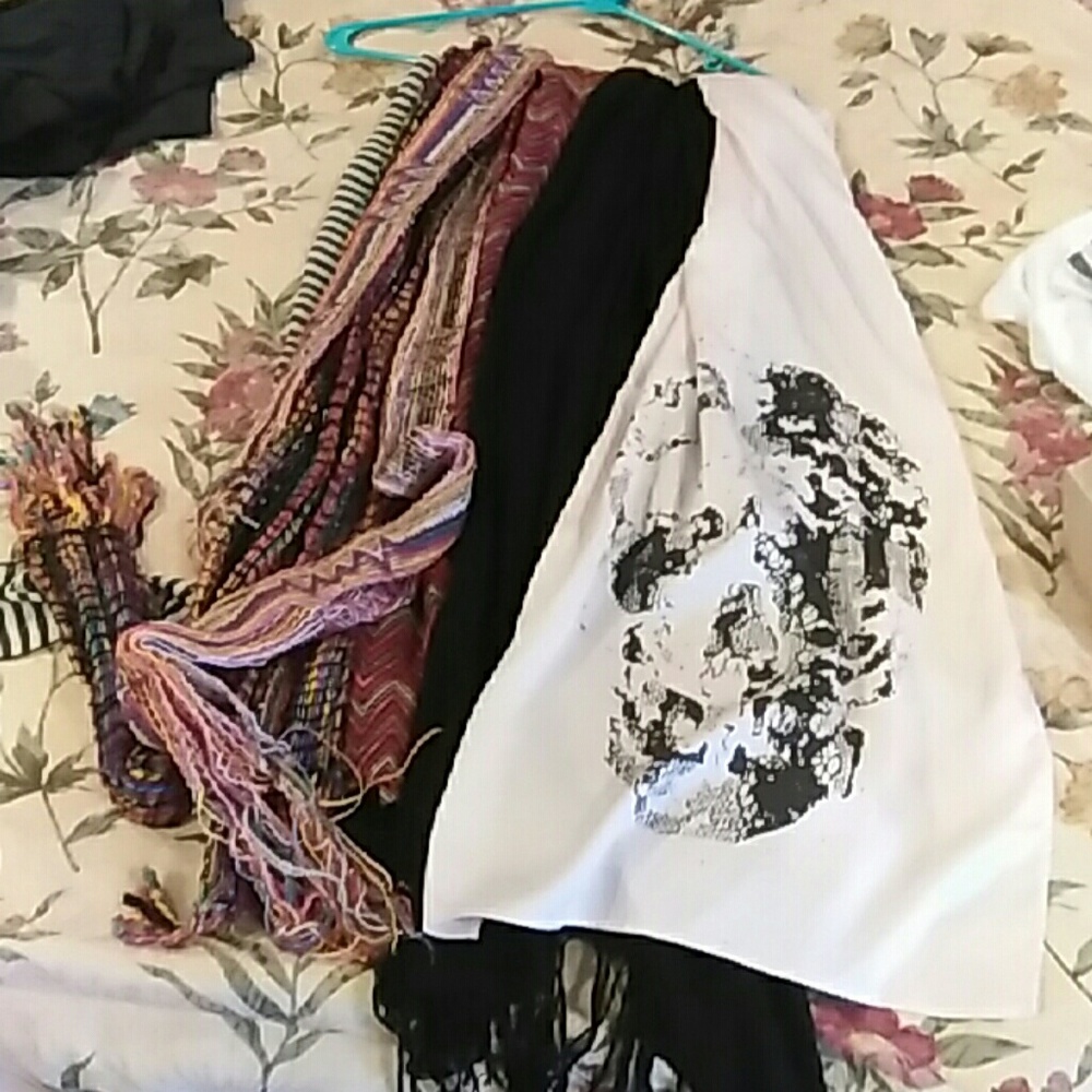 Bundle of scarfs bohemian,  boho,  punk