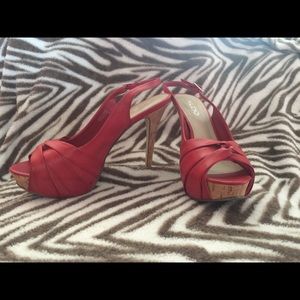 Red Aldo Heels