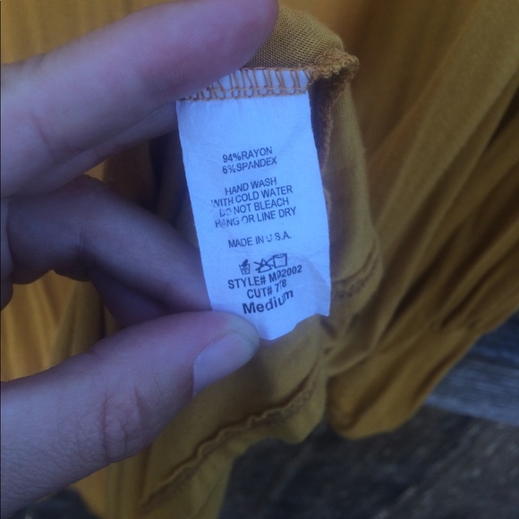 •SOLD•Mustard High Low - Picture 6 of 8