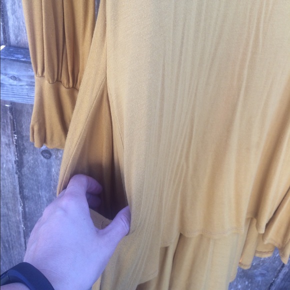 •SOLD•Mustard High Low - Picture 7 of 8