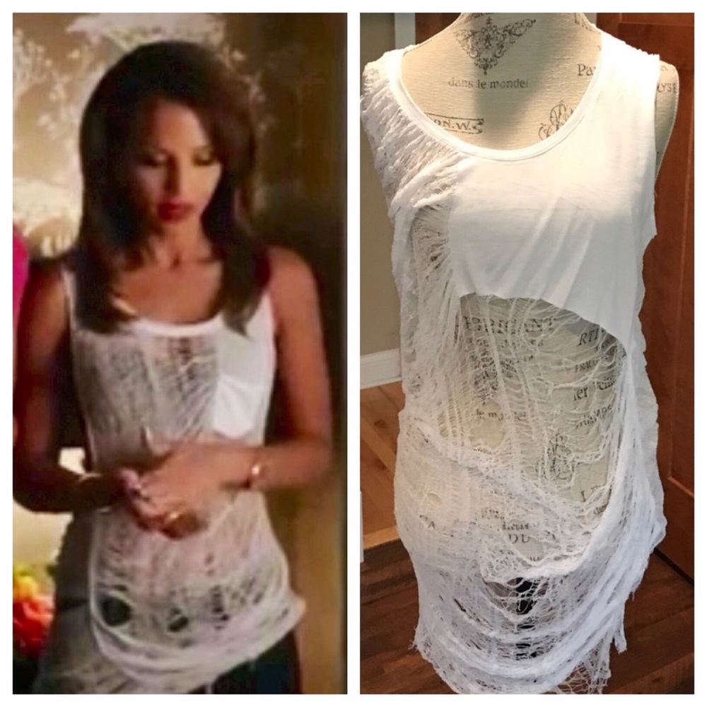 Custom shredded tee