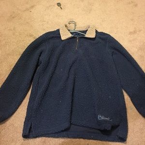 Pullover properly tied