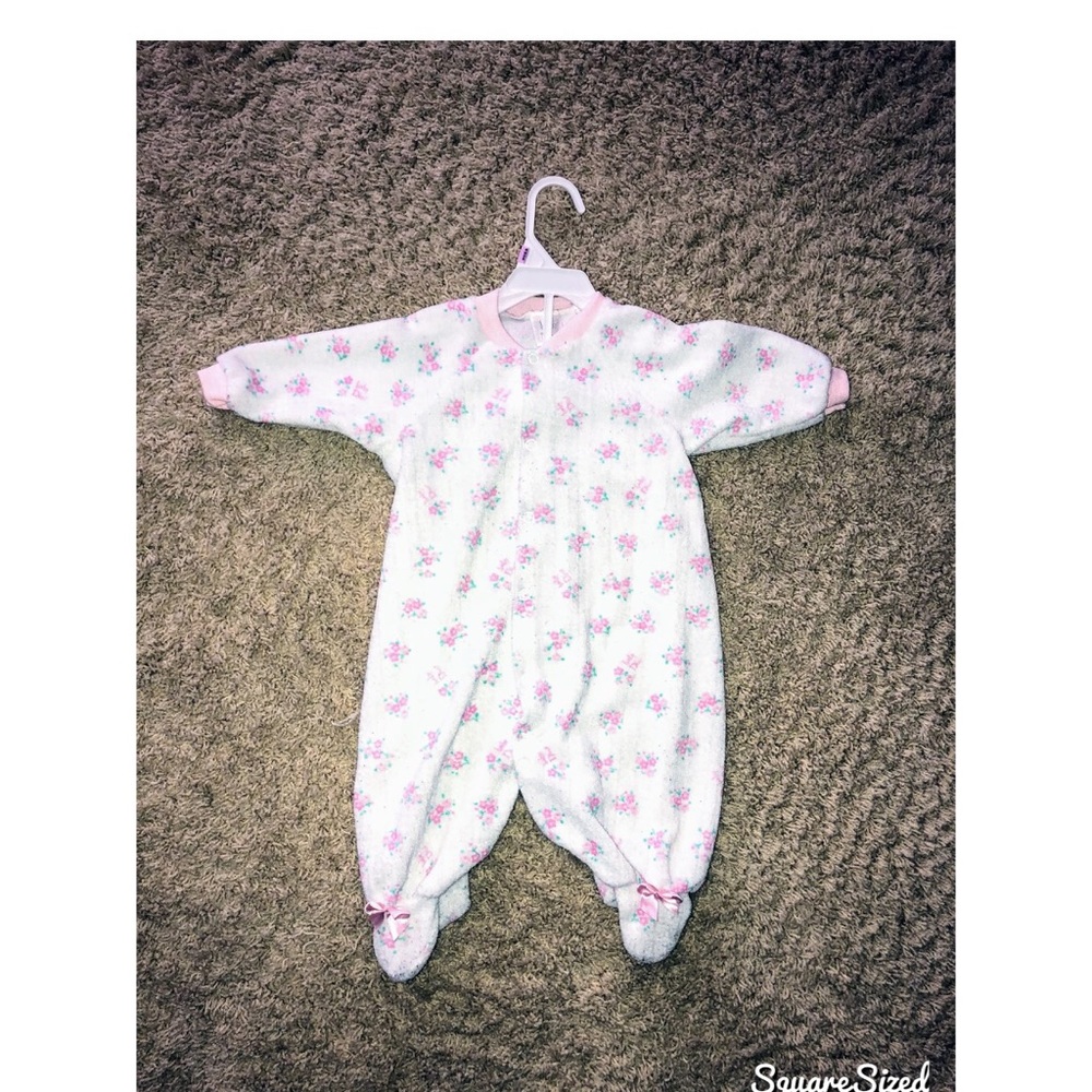 Baby Dior footed onesies