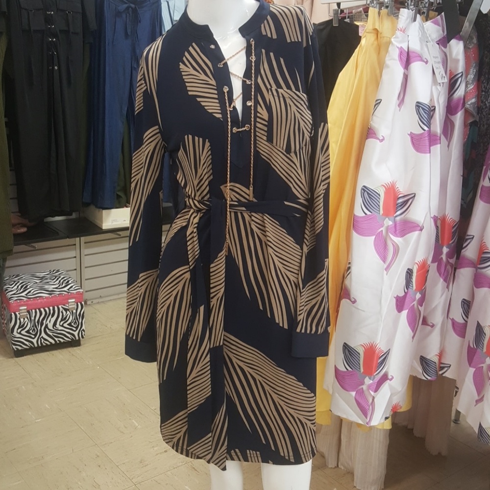 Leaf Print Tunic