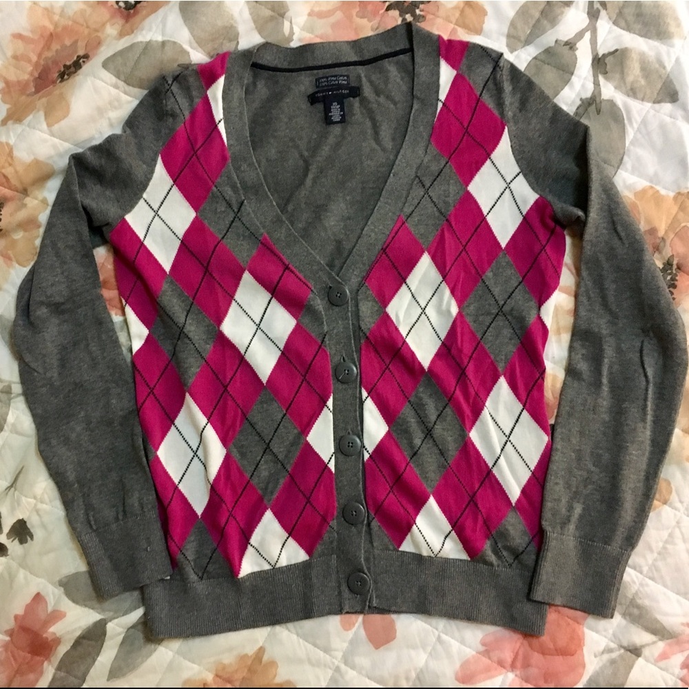 XS Tommy Hilfiger Argyle Sweater