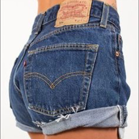 jean shorts rolled up