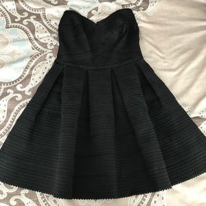 NWT NASTYGAL Black Strapless Bandage Dress - XS