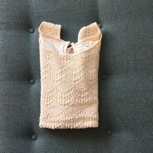 Madewell lace sleeveless top