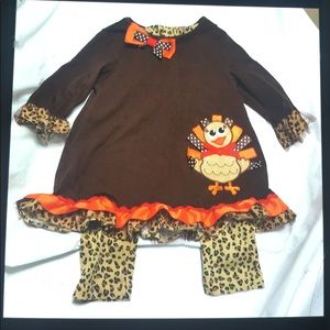 Girls 3T two piece thanksgiving outfit Girls 3T two piece thanksgiving outfit