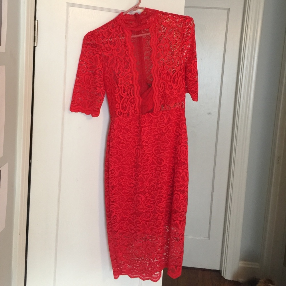 Express lace dress