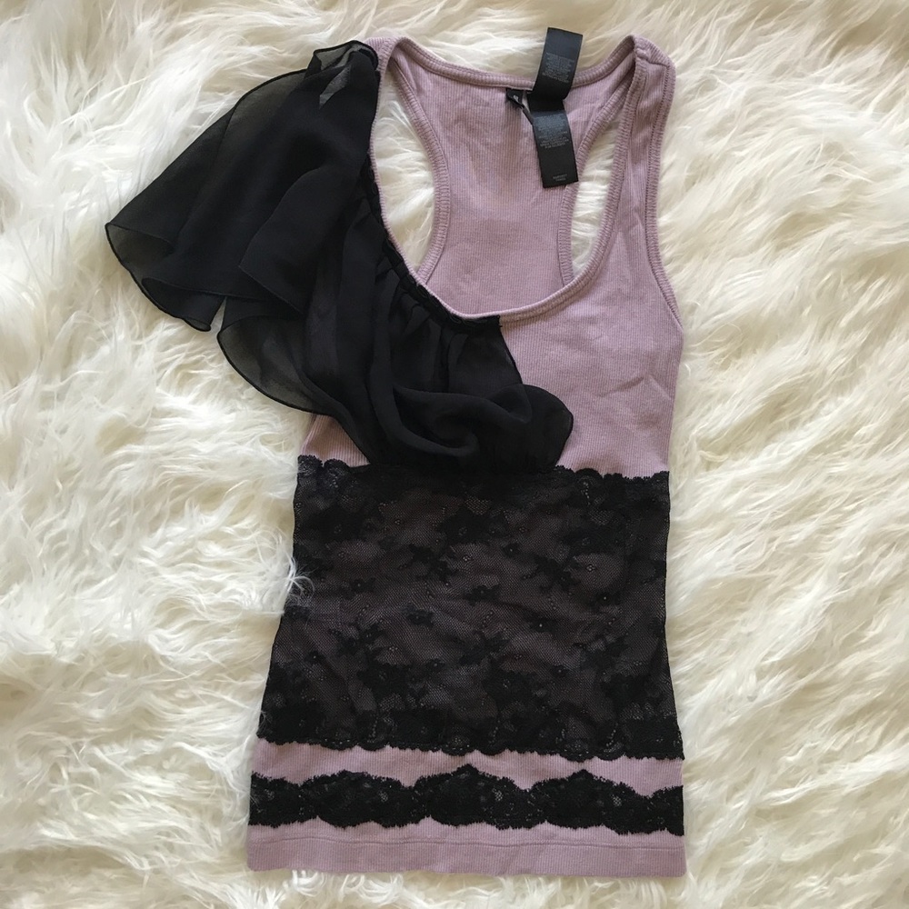 Top with lace