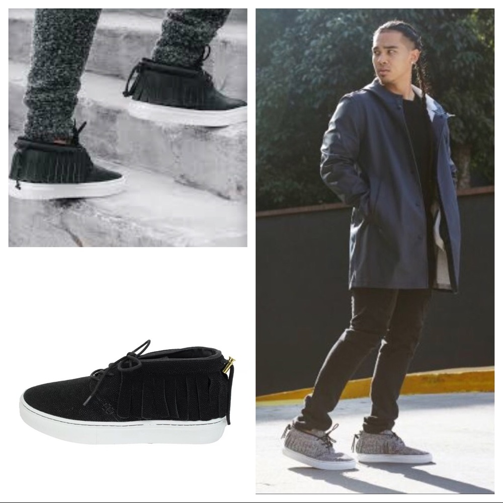 Clear Weather One O One moccasin Black Stingray