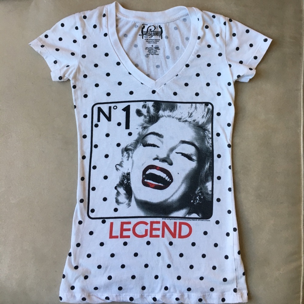 Hollywood Legends Marilyn Monroe T-shirt.