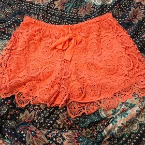 coral shorts