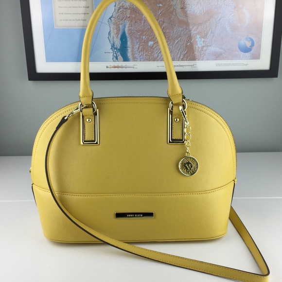 anne klein yellow purse