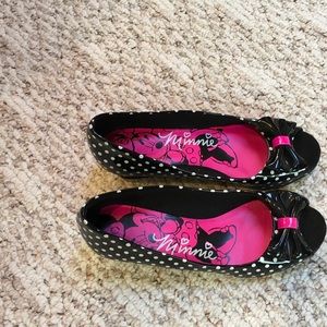 Disney Minnie Mouse Polka Dot Shoes Size 4